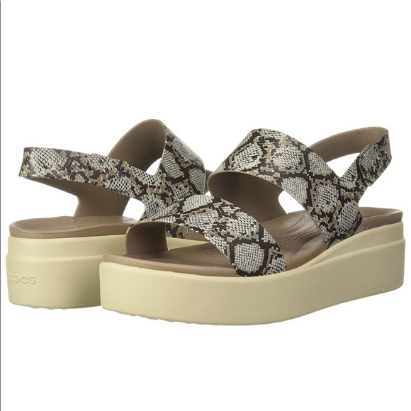 Crocs snakeskin sandals Clearance